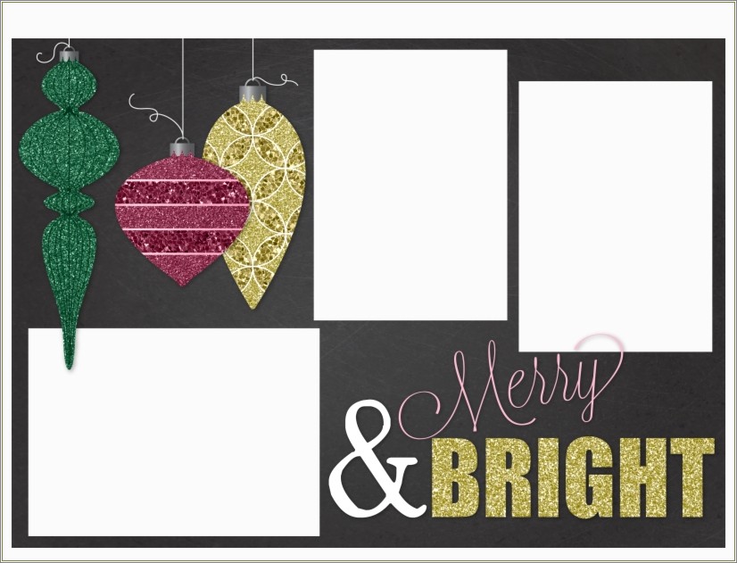 Free Downloadable Holiday Photo Card Templates