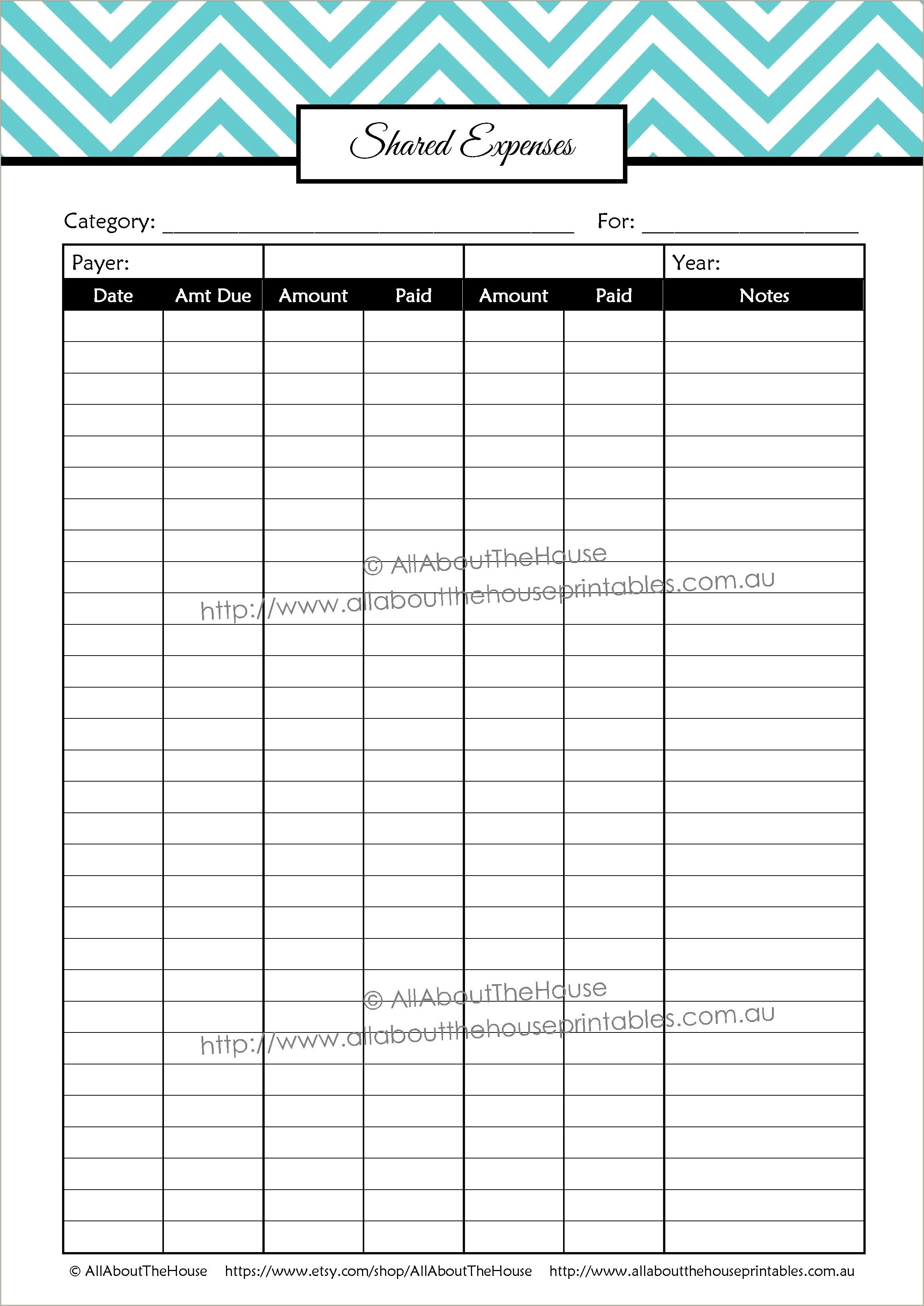 Free Downloadable Personal Financial Planner Template