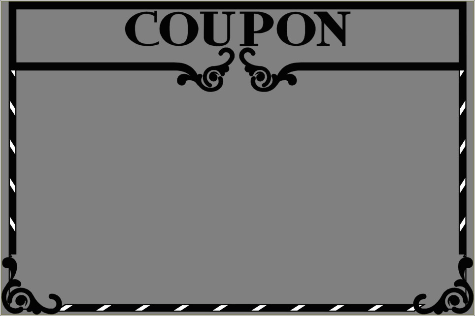 Free Drink Ticket Printable Coupon Template