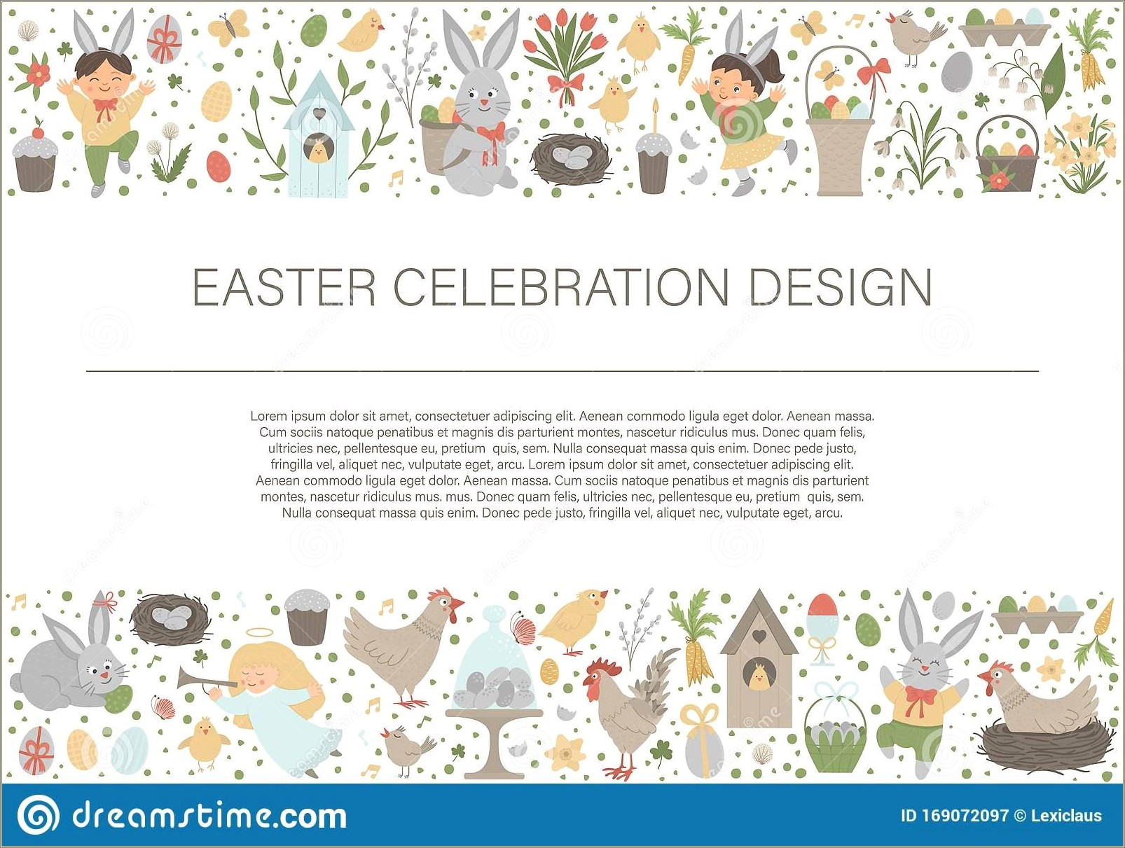 Free Easter Religious Place Setting Templates