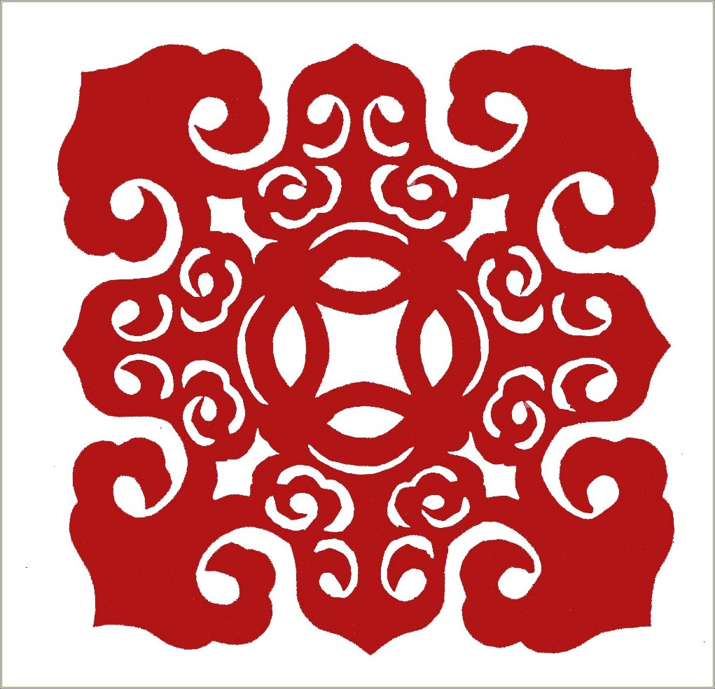 Free Easy Chinese Paper Cutting Template
