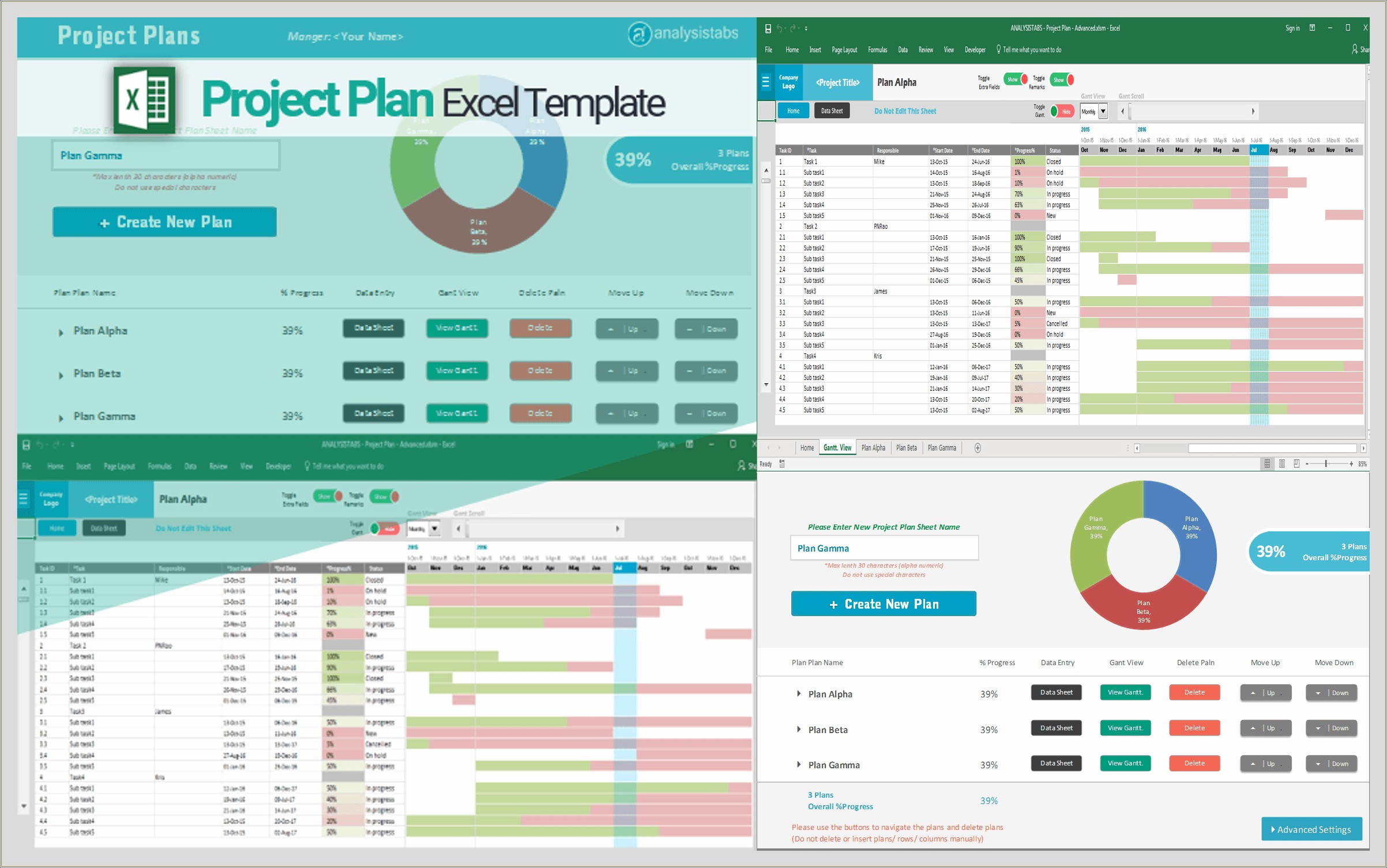 Free Easy Project Plan Template Excel