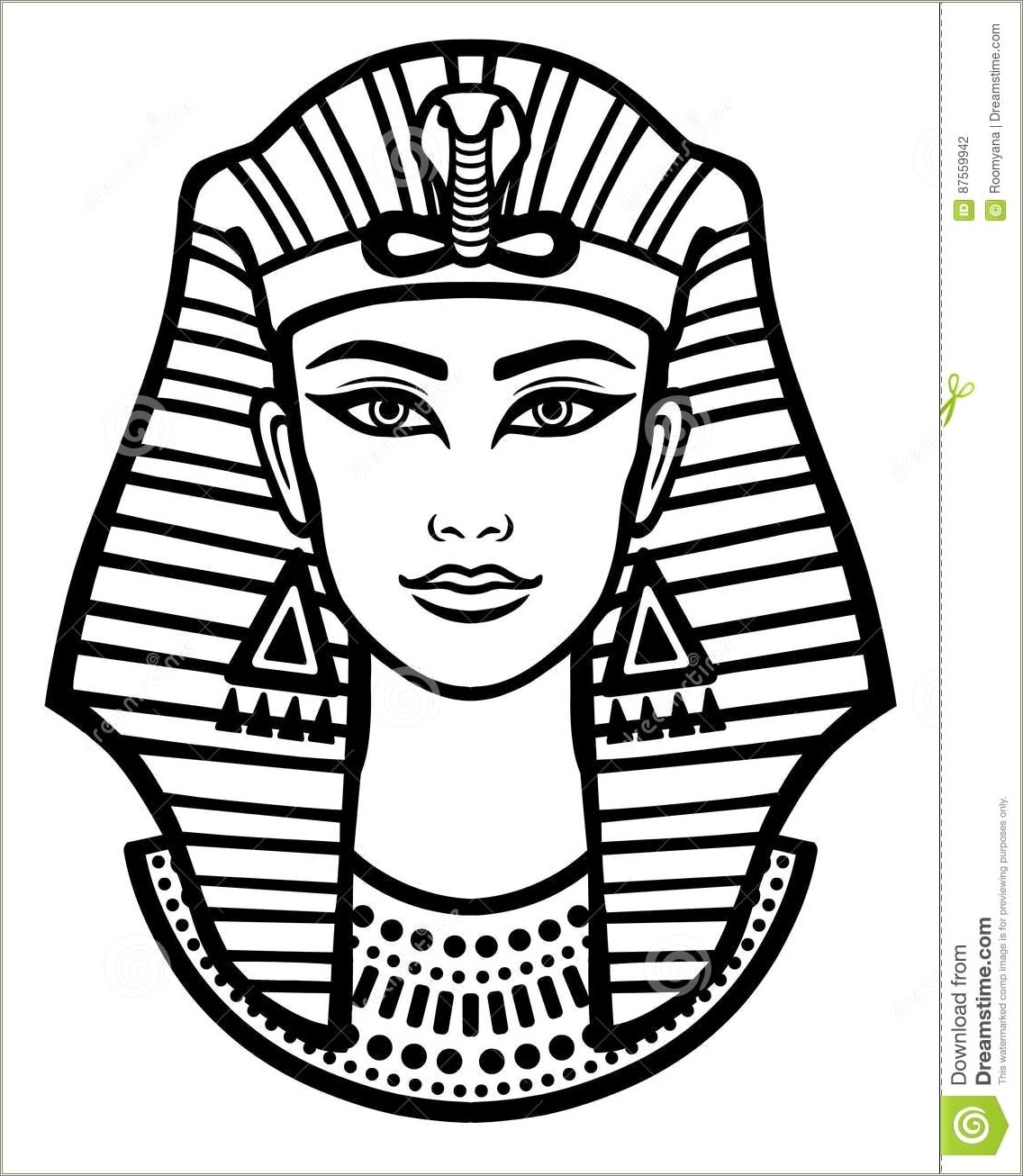 Free Egyptian Face Template For Women