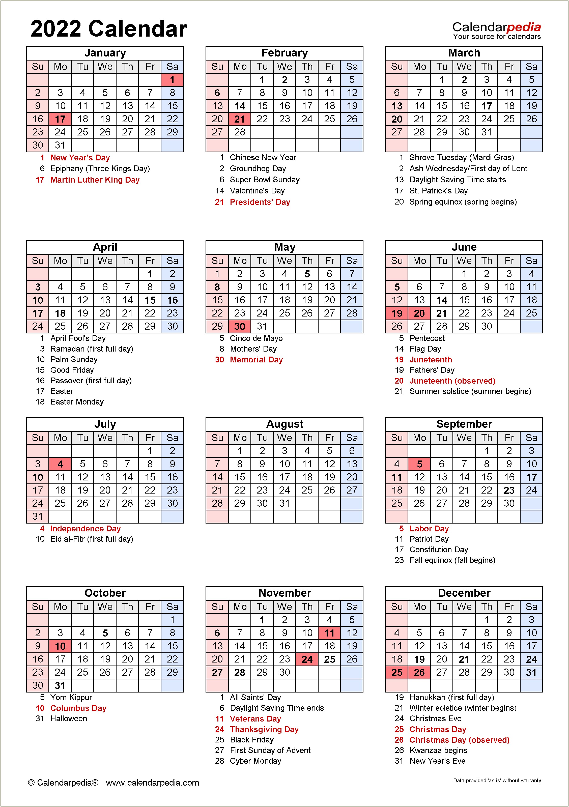Free Employee Vacation Calendar Template 2016