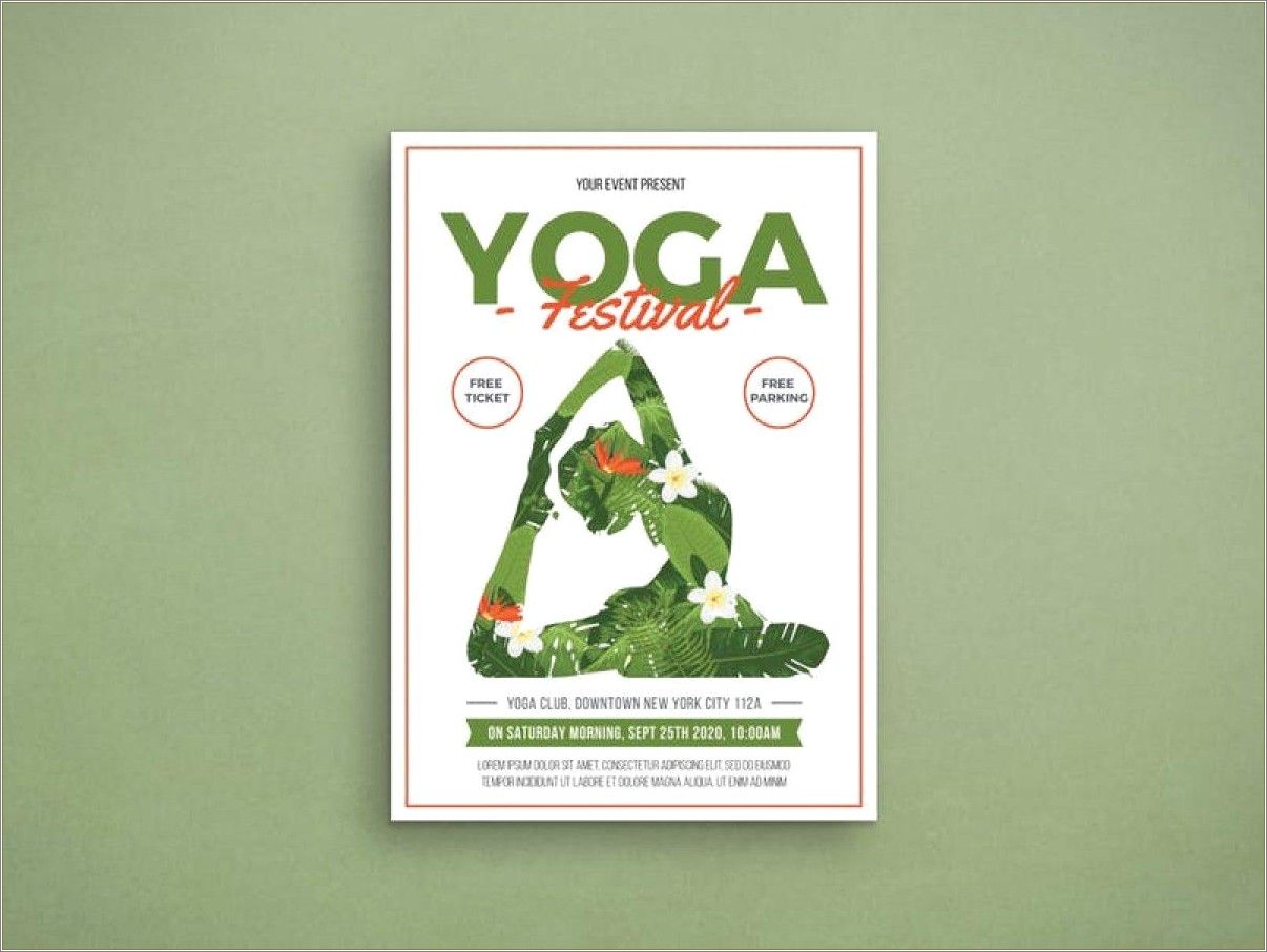 Free Event Flyer Templates Word Mindfulness