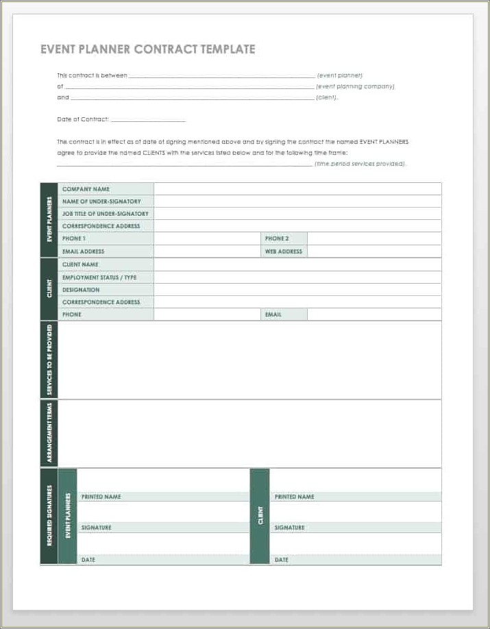 Free Event Management Plan Template Excel