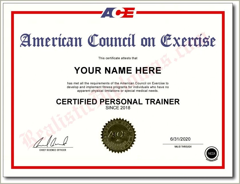Free Fake Fitness Trainer Certificate Template