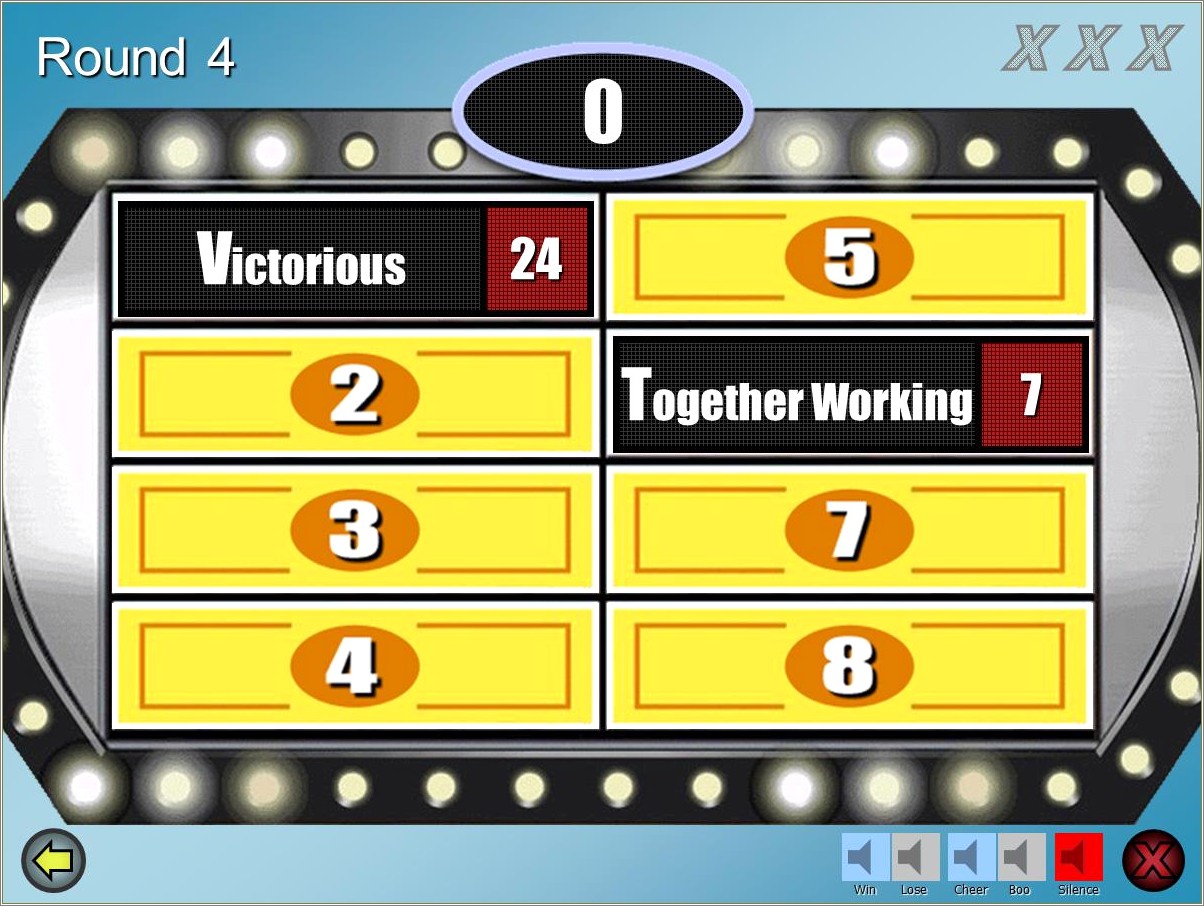 Free Family Feud Powerpoint 2016 Template
