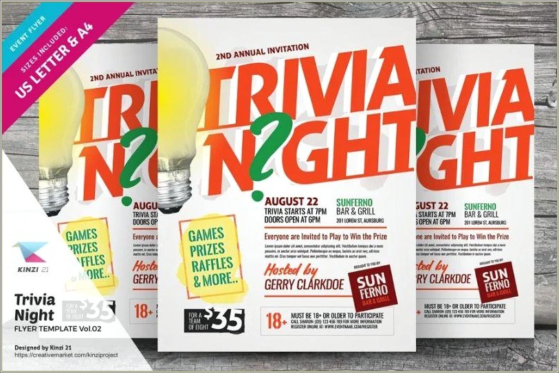 Free Family Game Night Flyer Template