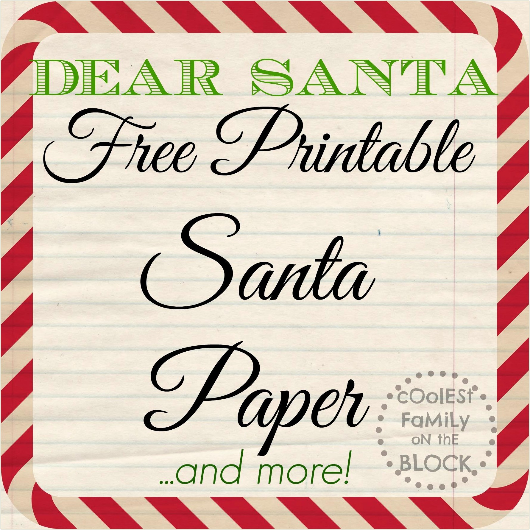 Free Father Christmas Reply Letters Template