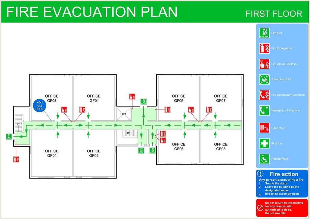 Free Fire Evacuation Procedure Template Uk