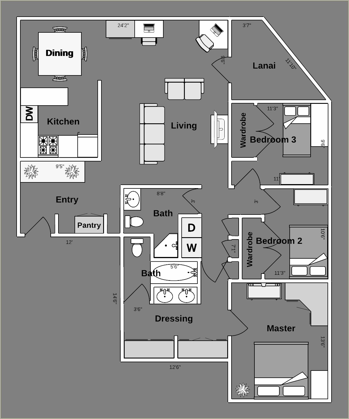 Free Fire Exit Floor Plan Template