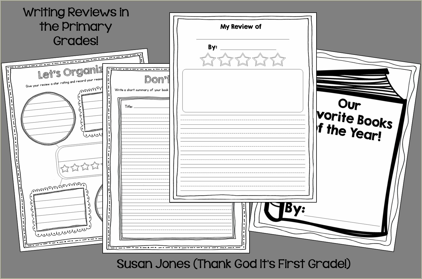 Free First Grade Book Review Template
