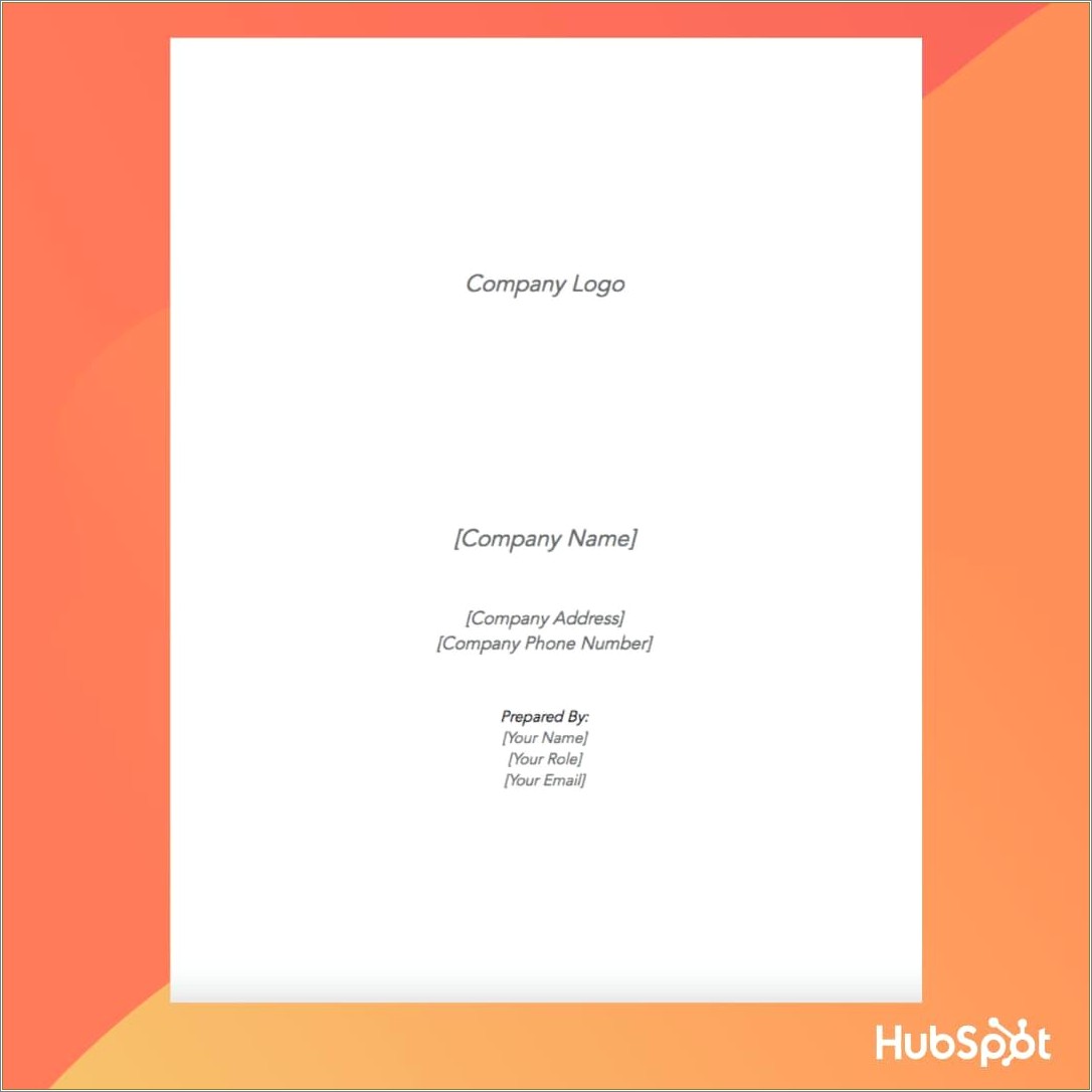 Free Five Year Business Plan Template