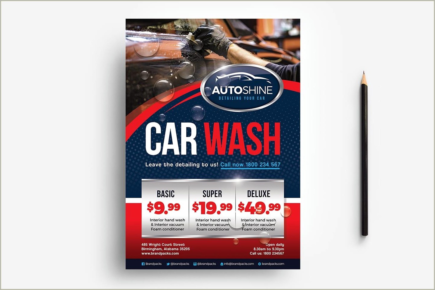 Free Flyers Templates For Car Wash