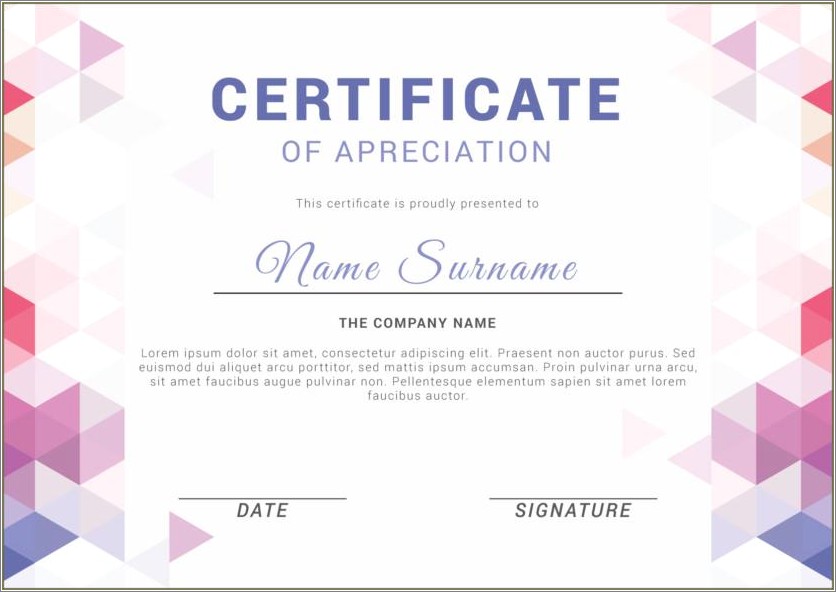 Free Fun Certificate Templates For Word