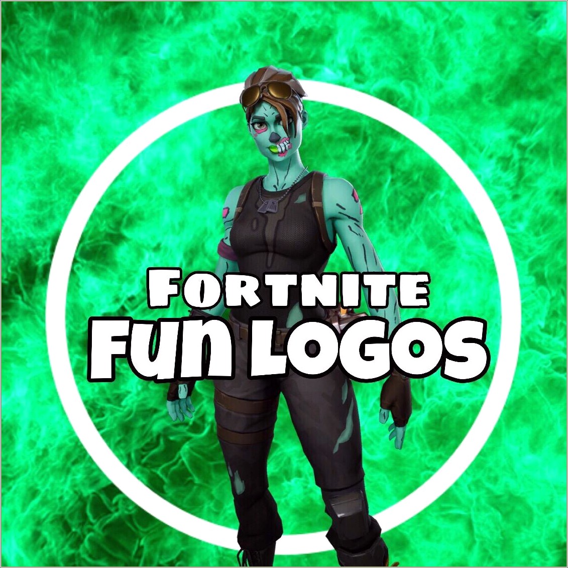 Free Ghoul Trooper Fortnite Logo Template