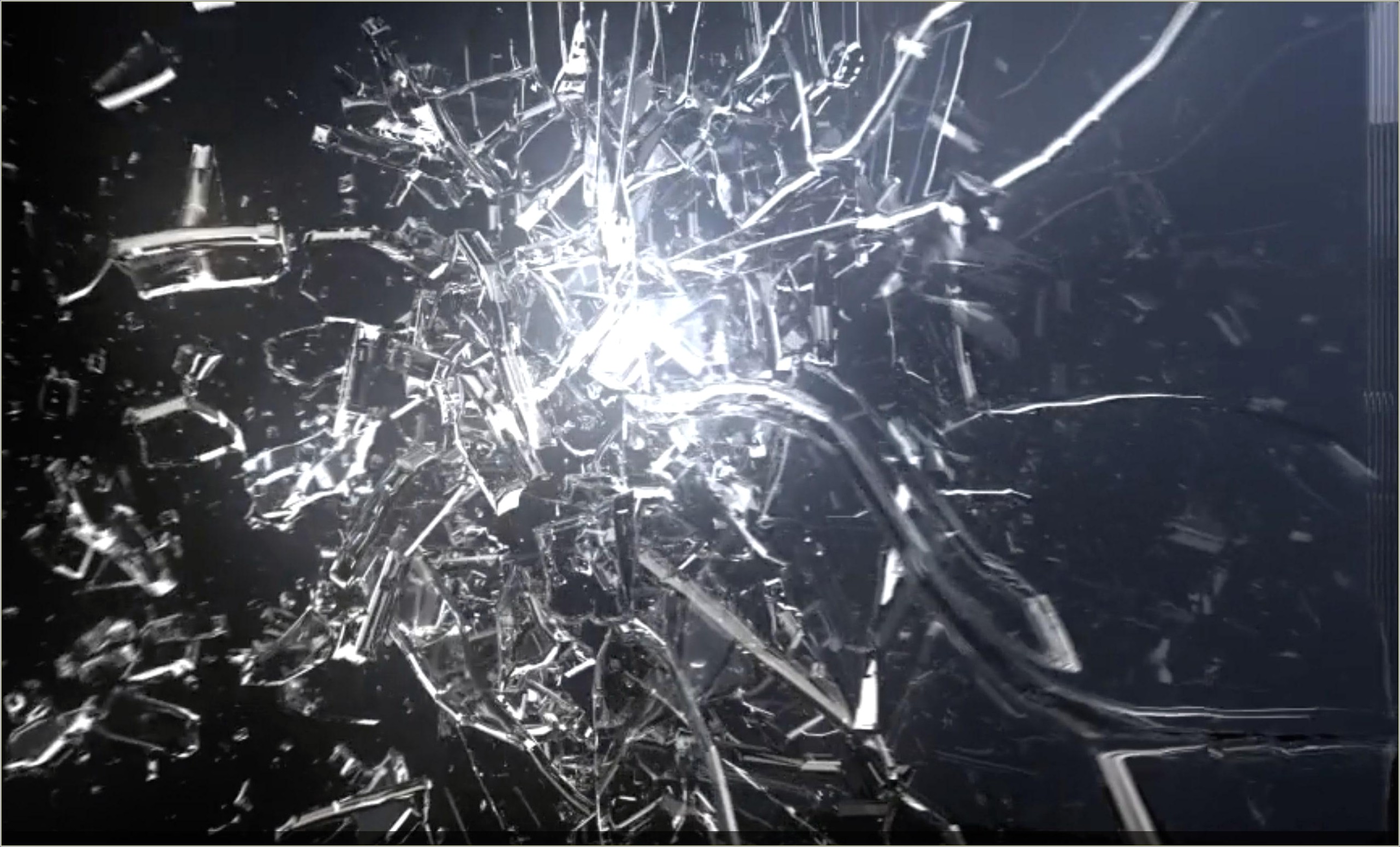 Free Glass Shatter After Effects Template