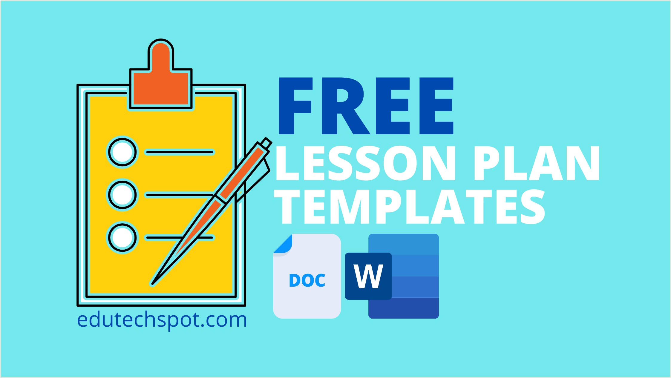Free Google Doc Lesson Plan Template