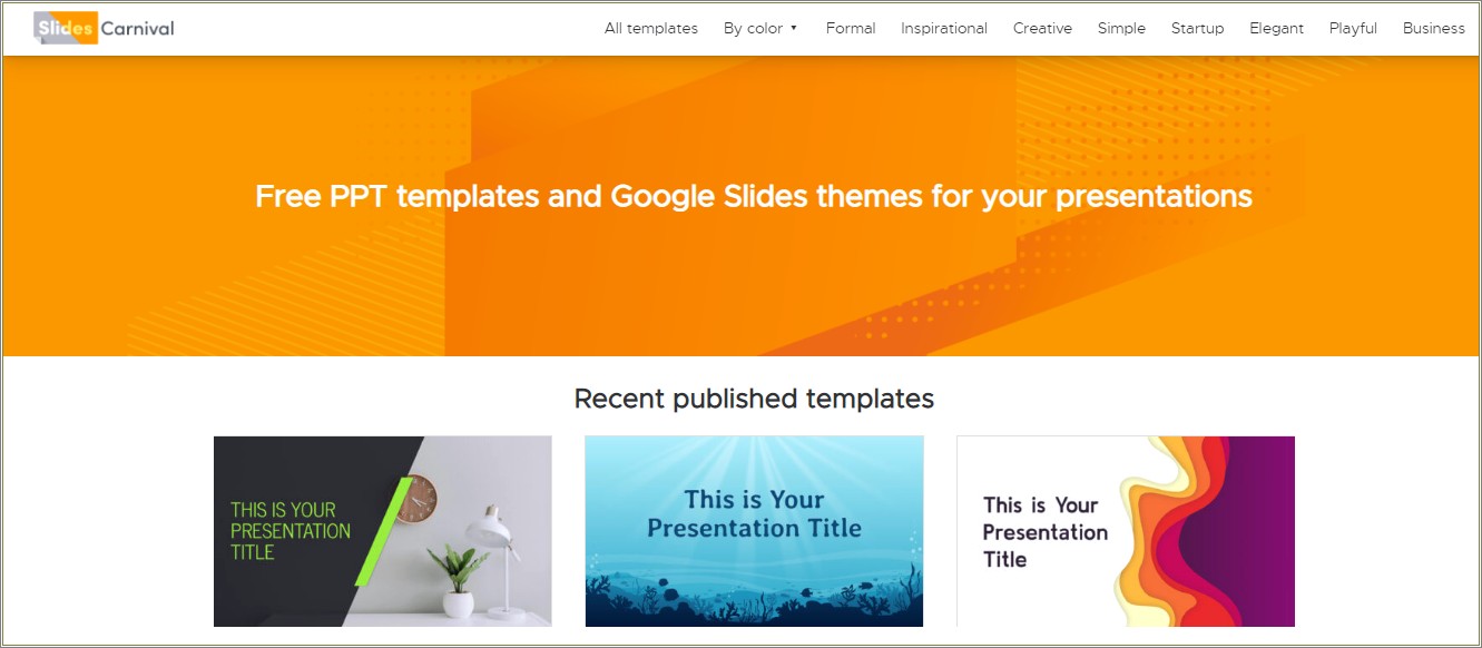 Free Google Slide Templates Technology Theme