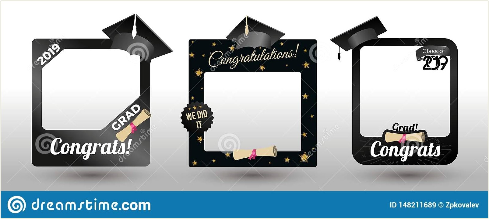 Free Graduation Photo Booth Props Template