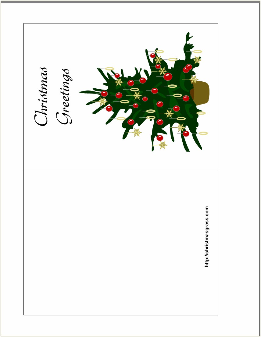 Free Greeting Card Template To Print