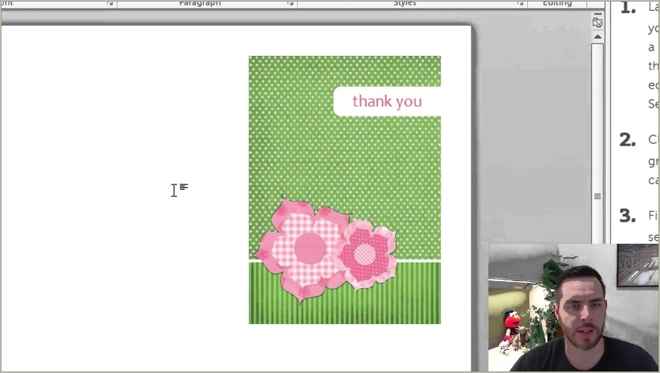 Free Greeting Card Template Word 2007