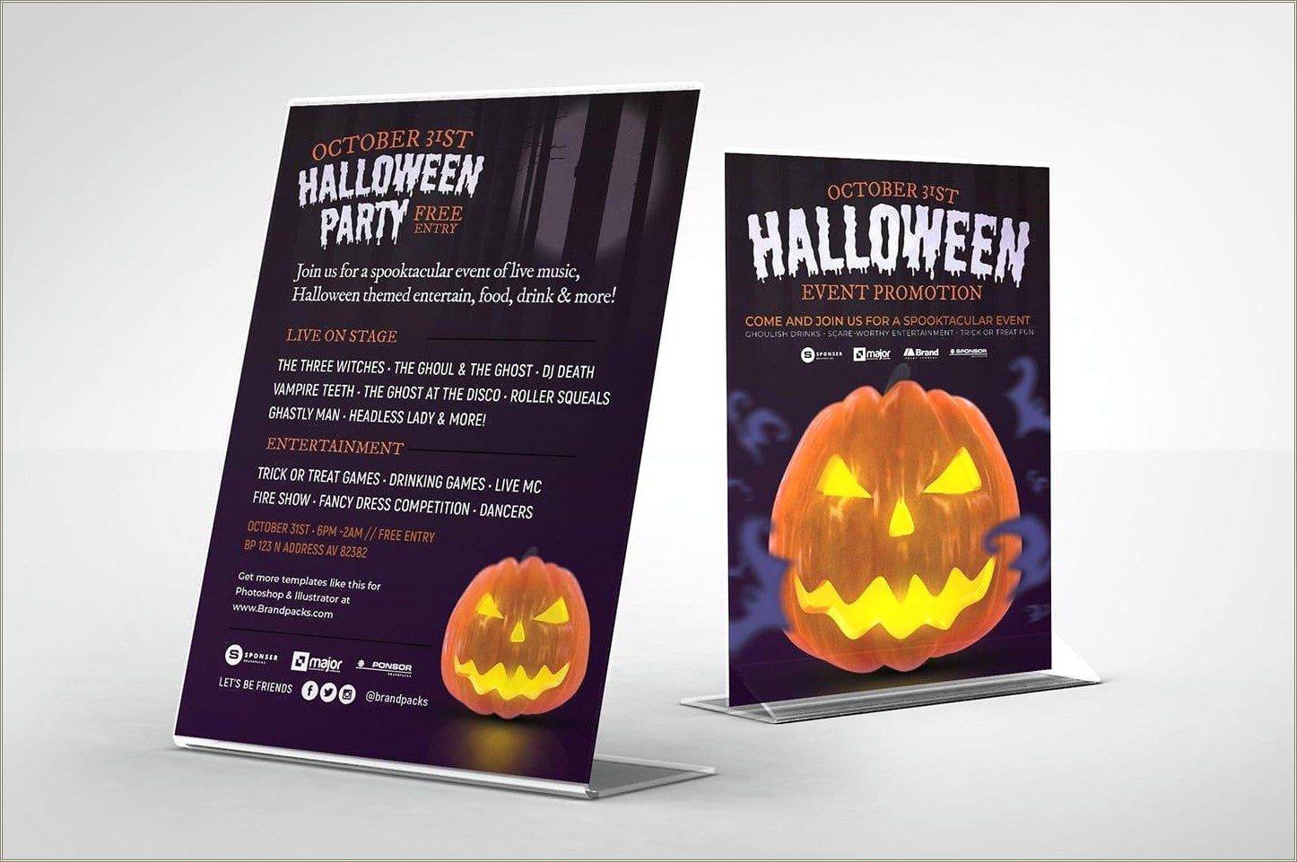 Free Halloween Party Flyer Template Download