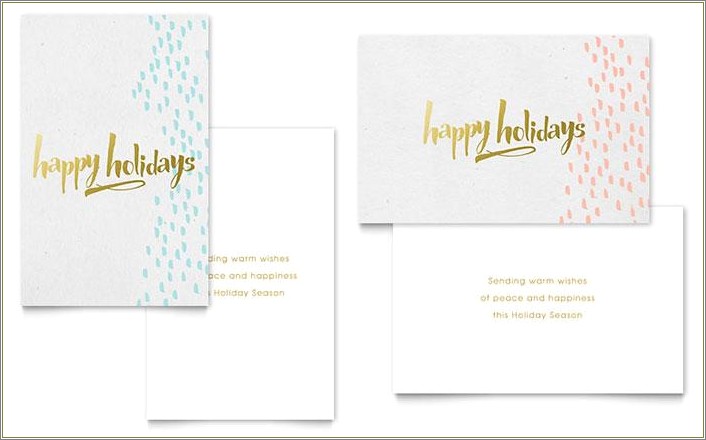 Free Holiday Card Template For Word