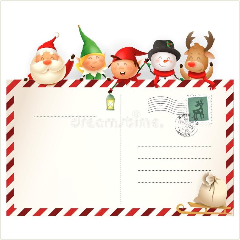 Free Holiday Note Card Templates Elf
