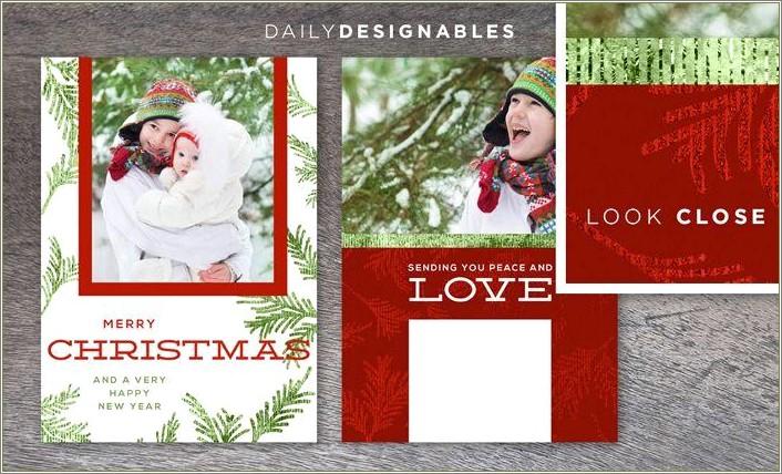 Free Holiday Photo Card Templates 2014