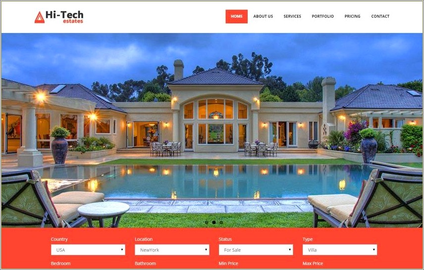 Free Home For Sale Web Template
