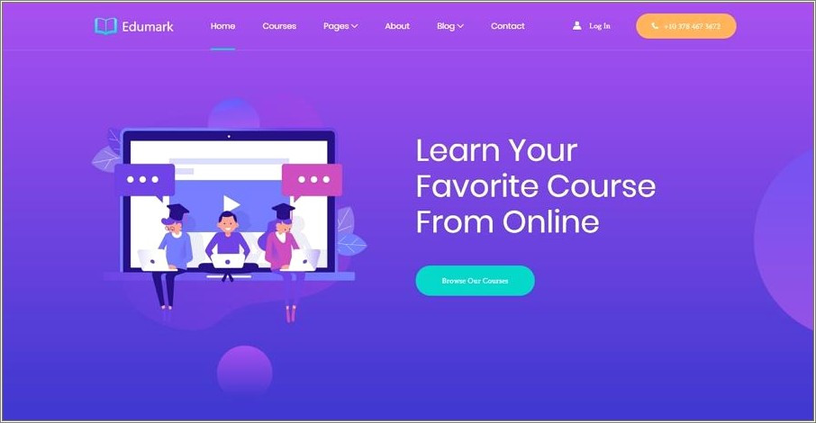 Free Html Css Template For Education