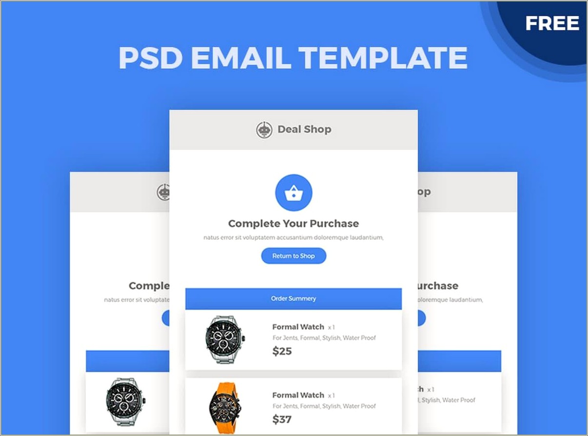 Free Html Email Templates For Newsletters