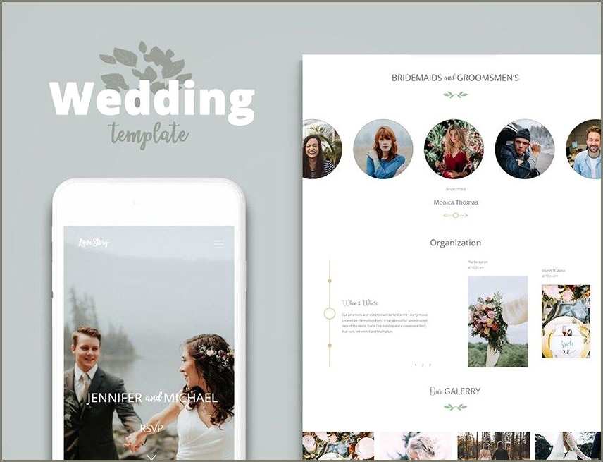 Free Html5 Landing Page Wedding Templates