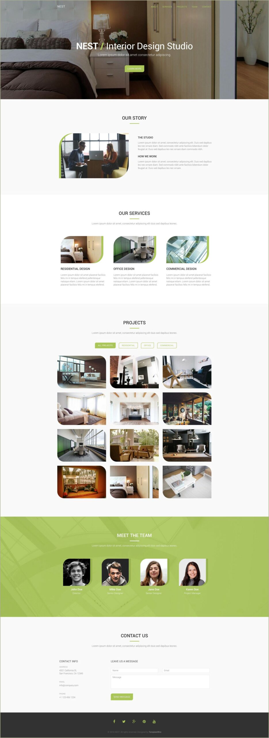 Free Html5 Real Estate Responsive Template