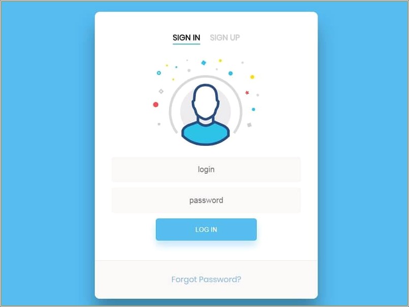 Free Html5 Responsive Login Page Template