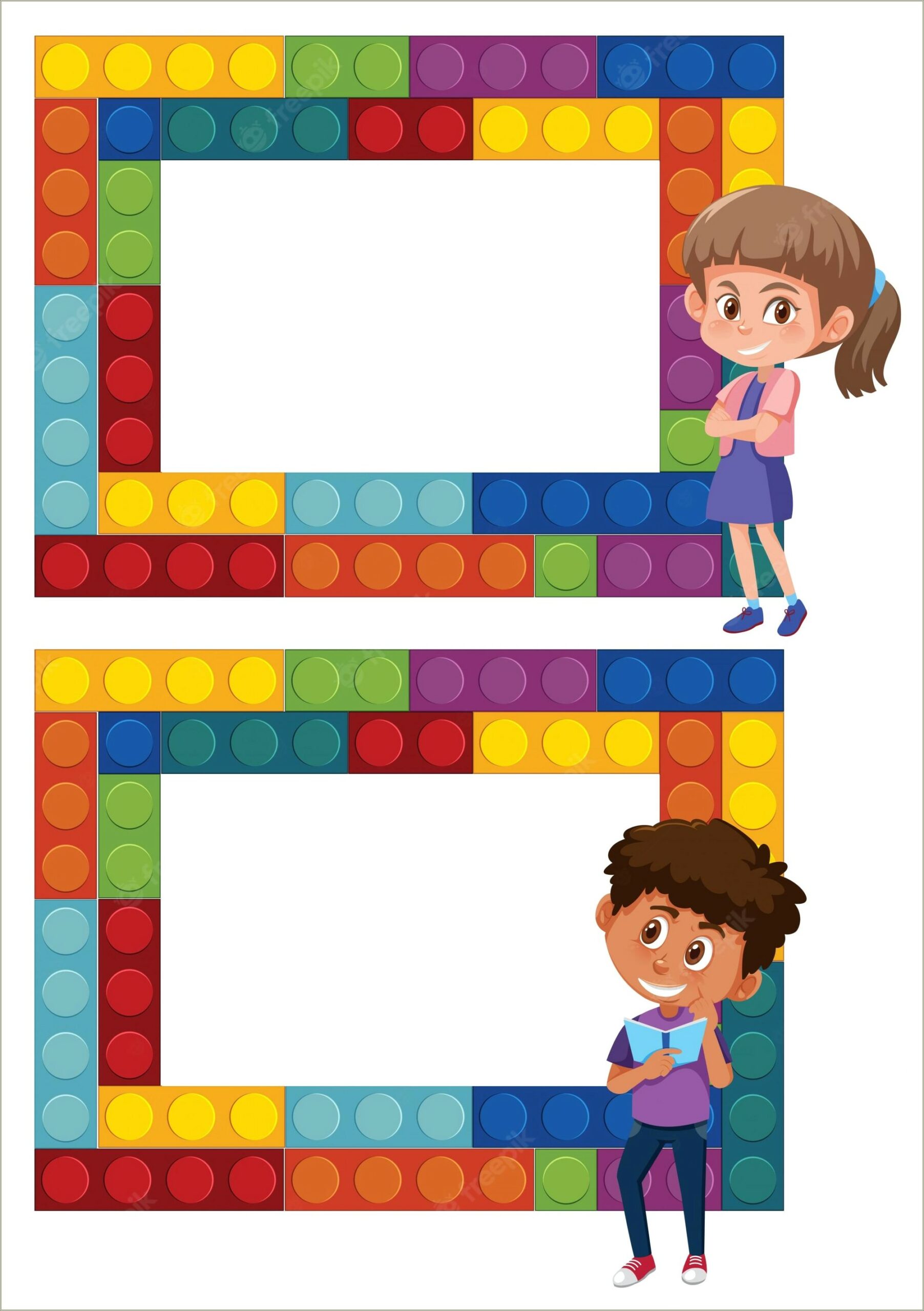 Free Lego Boy And Girl Template