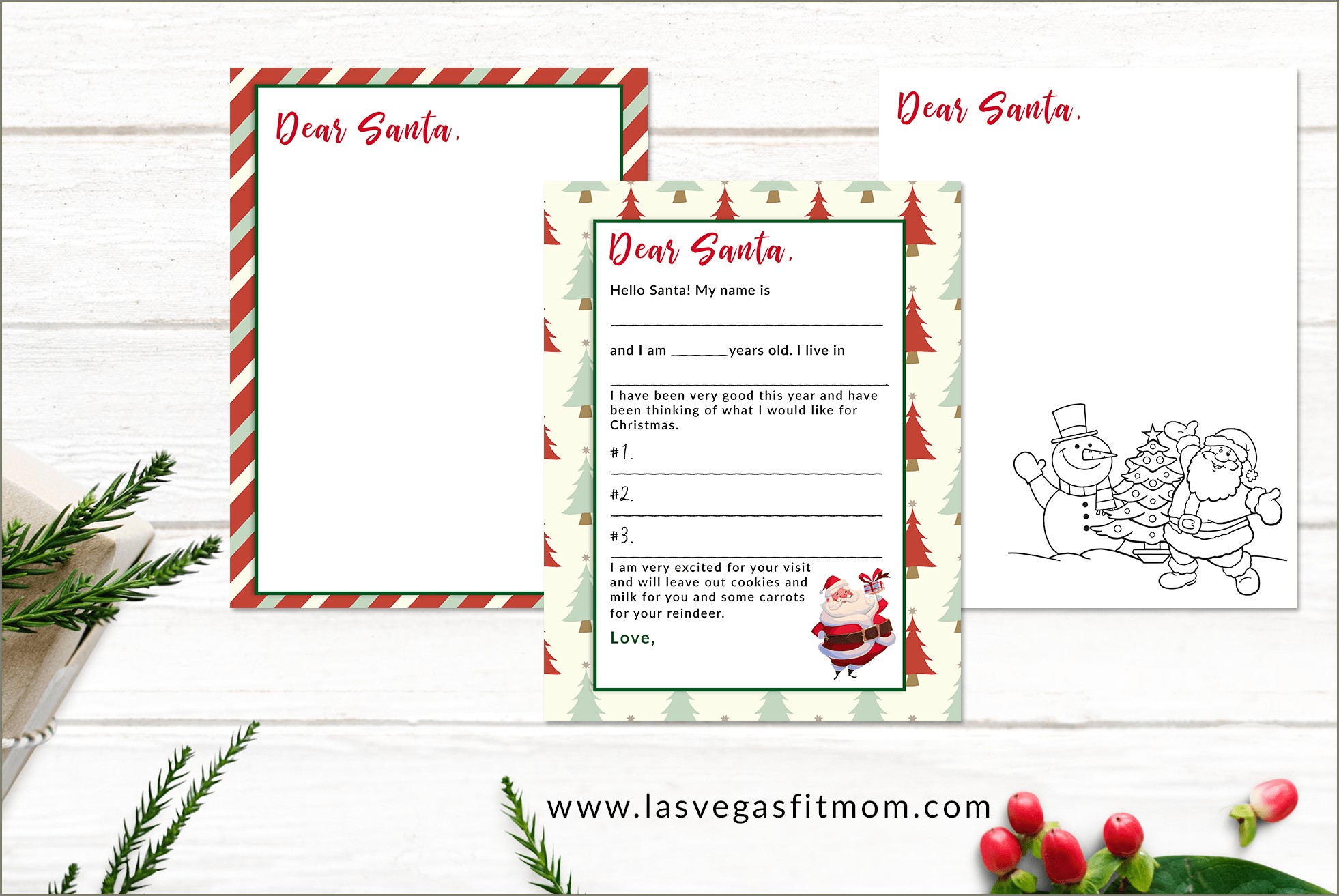 Free Letter To Santa Template Uk
