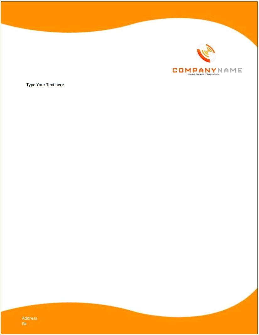 Free Letterhead Design Templates For Word