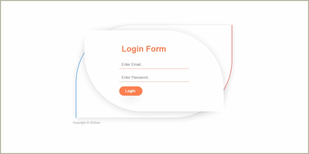 Free Login Form Template Html Css
