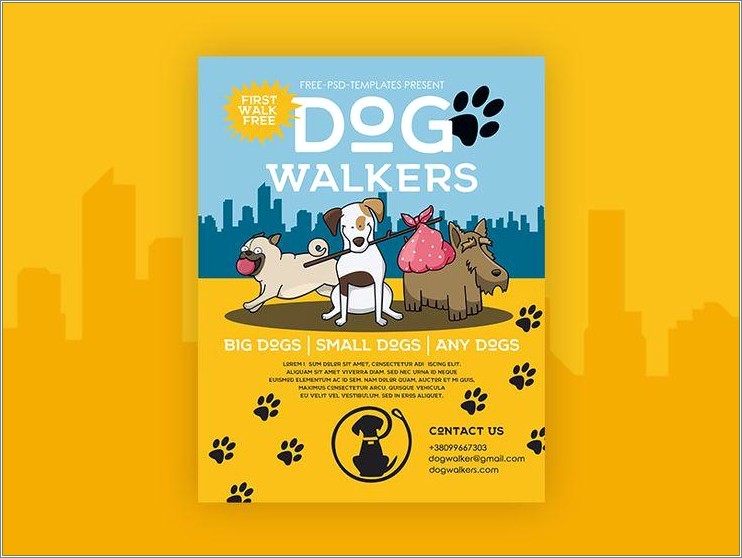 Free Logo Templates For Dog Walker