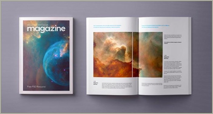 Free Magazine Layout Templates Photoshop Celeb