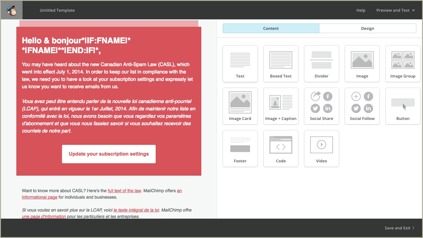 Free Mailchimp Templates For Sign Up