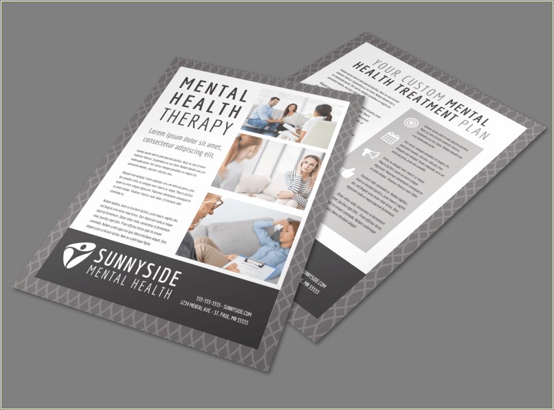 Free Mental Health Flyer Brochure Templates