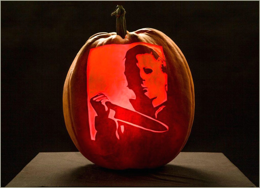 Free Michael Myers Pumpkin Carving Template