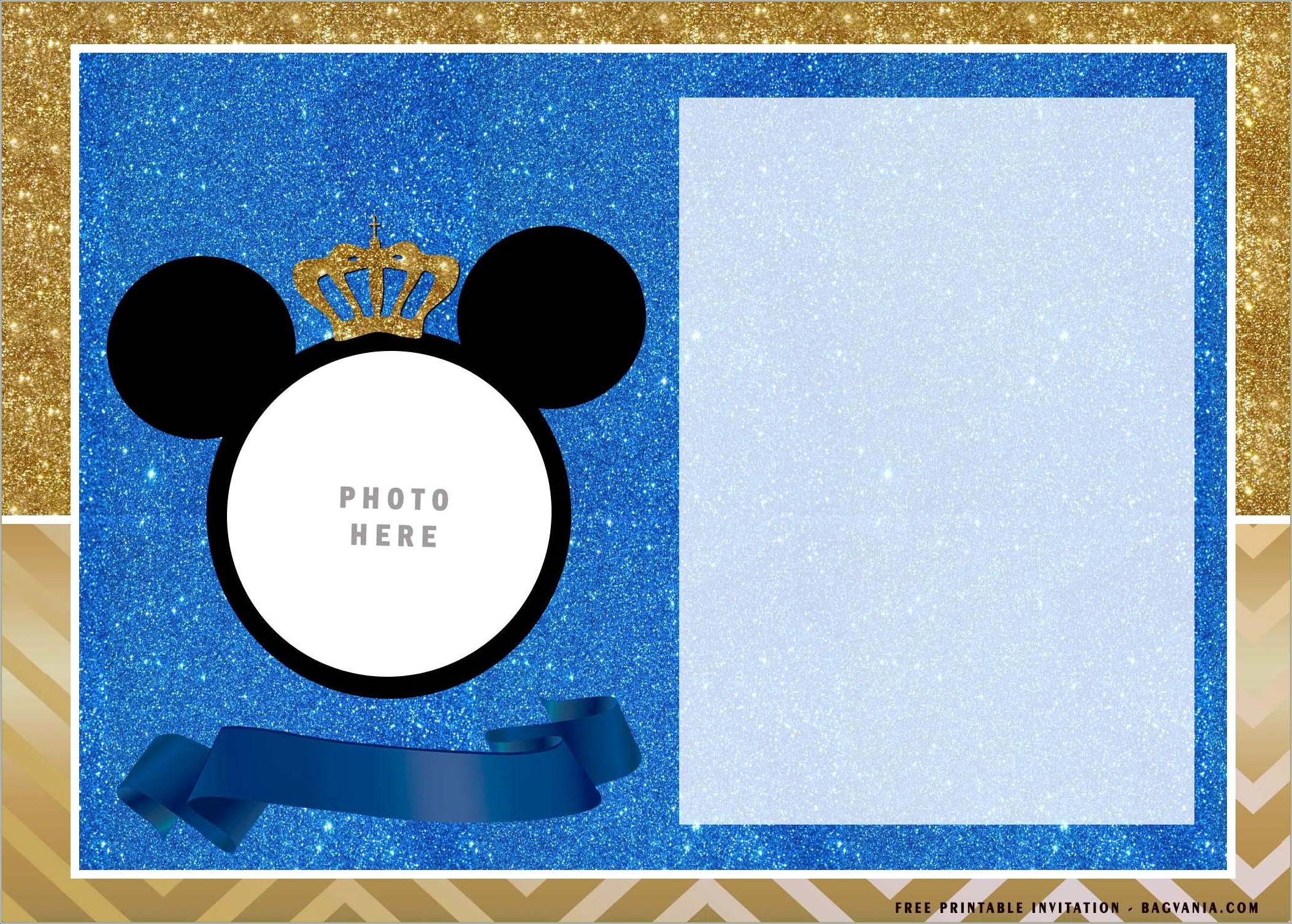 Free Mickey Mouse Photo Layouts Template