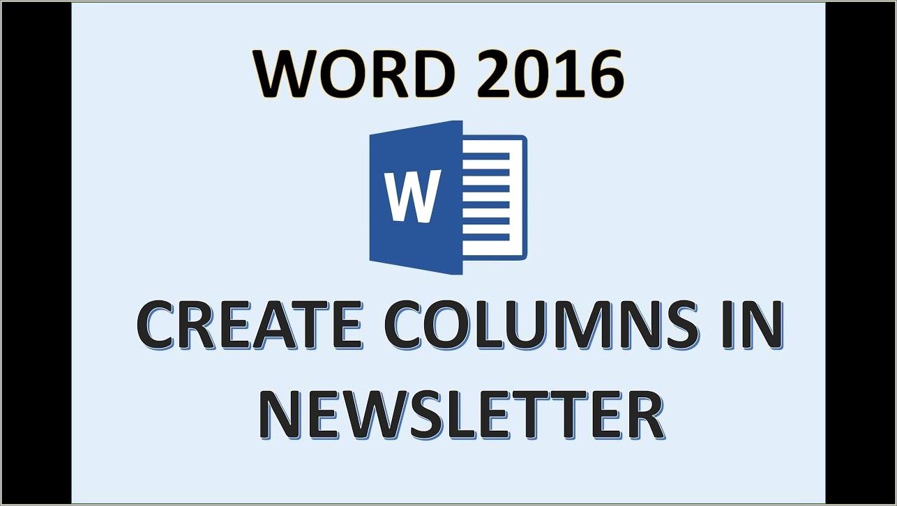 Free Microsoft Word 2016 Newspaper Templates