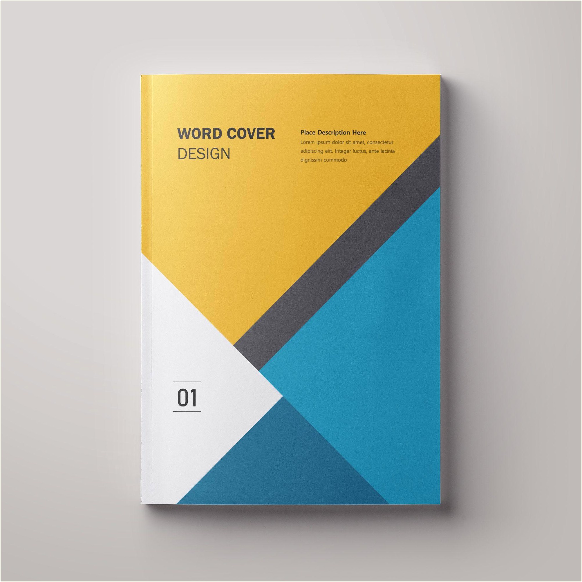 Free Microsoft Word Book Cover Templates