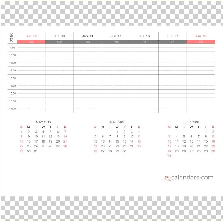 Free Microsoft Word Monthly Calendar Template